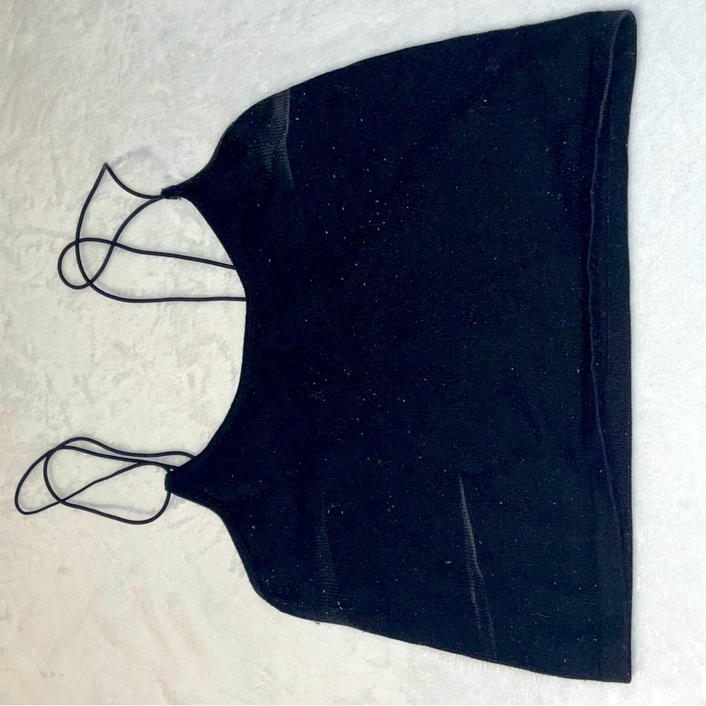 Women’s black crop top